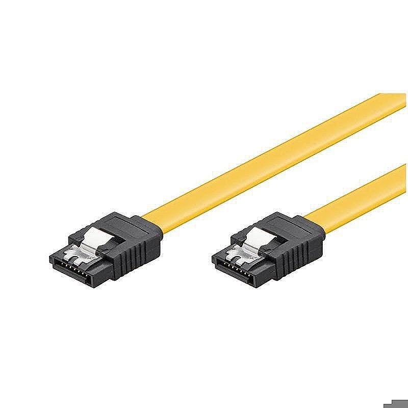 SATA  kabel 6 Gbps, clip 0,7m