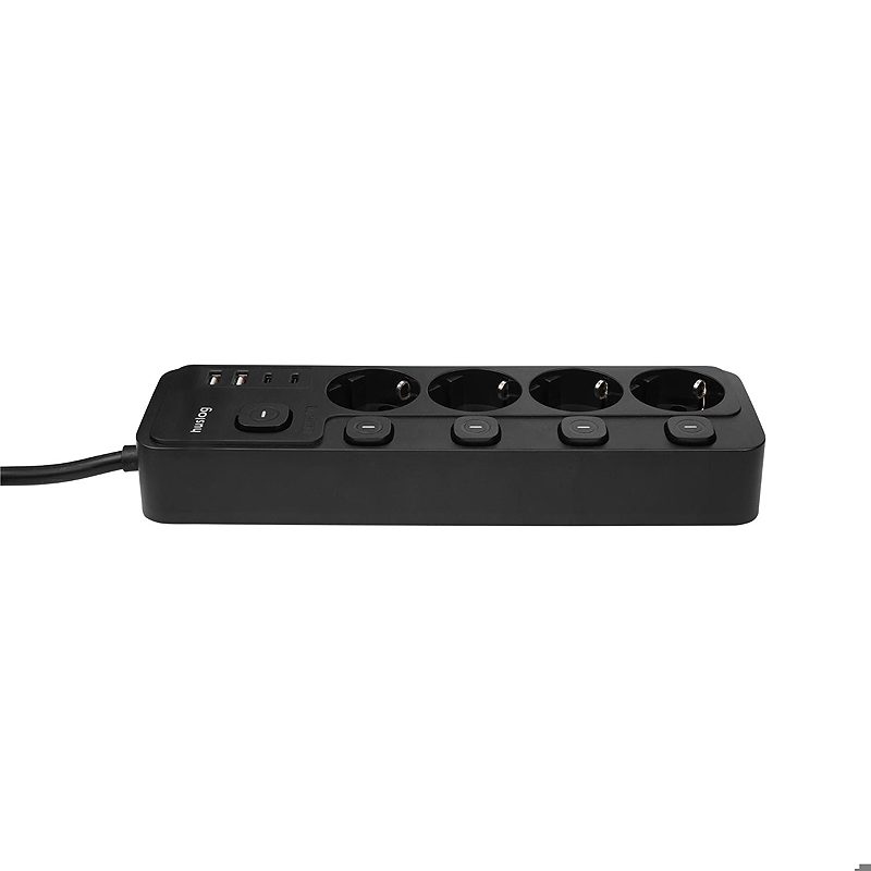 Huslog Power strip with 5 switches - Billede 2