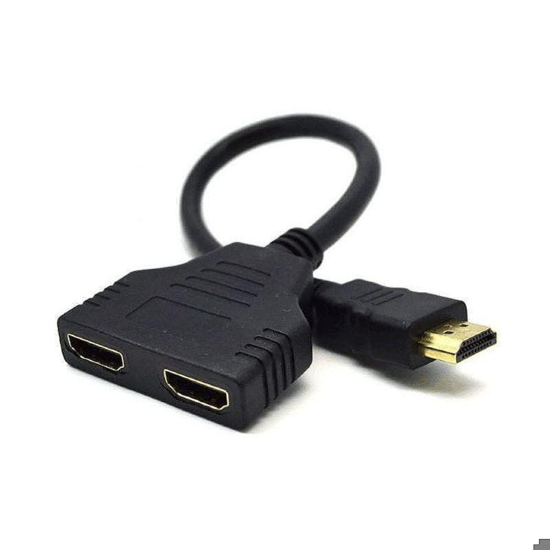 Adapter, HDMI (M) - HDMIx2 (F)
