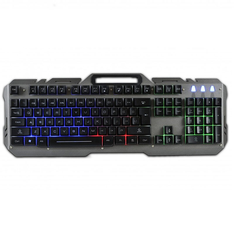 Rebeltec wired set: LED keyboard + mouse for INTERCEPTOR players - Billede 2