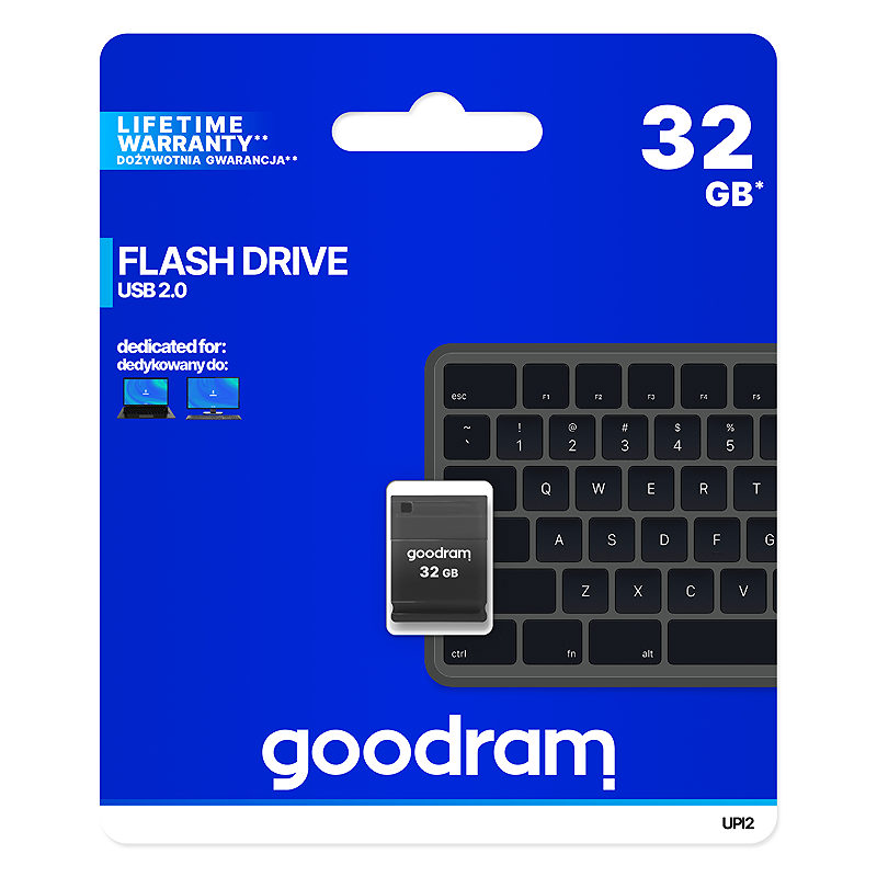 Goodram UPI2 USB-nøgle 32 GB USB Type-A 2.0 Sort - Billede 4