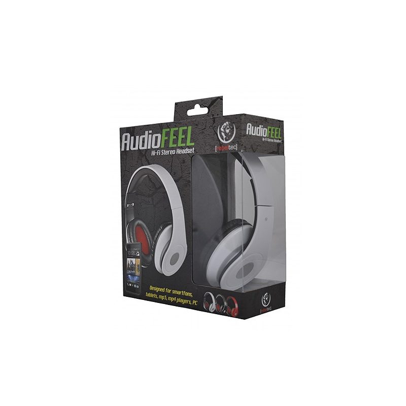 Rebeltec wired headphones AUDIOFEEL2 red - Billede 4