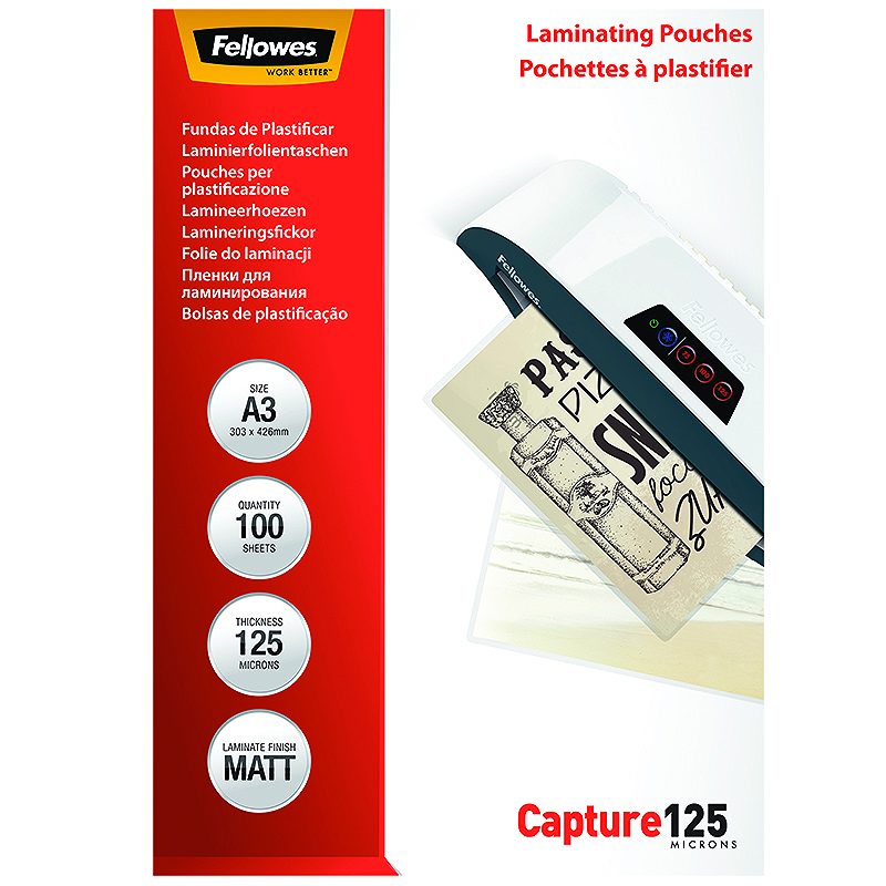 Lamineringslommer A3 100 x 125 Micron Matt