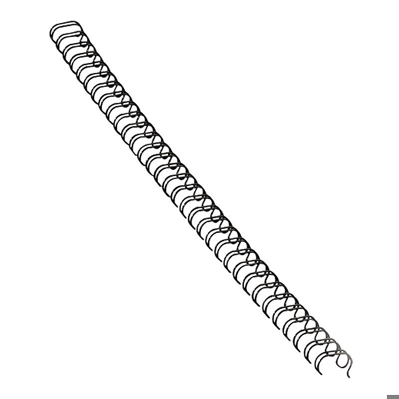 Metal Spiralryg 100st 14mm Sort