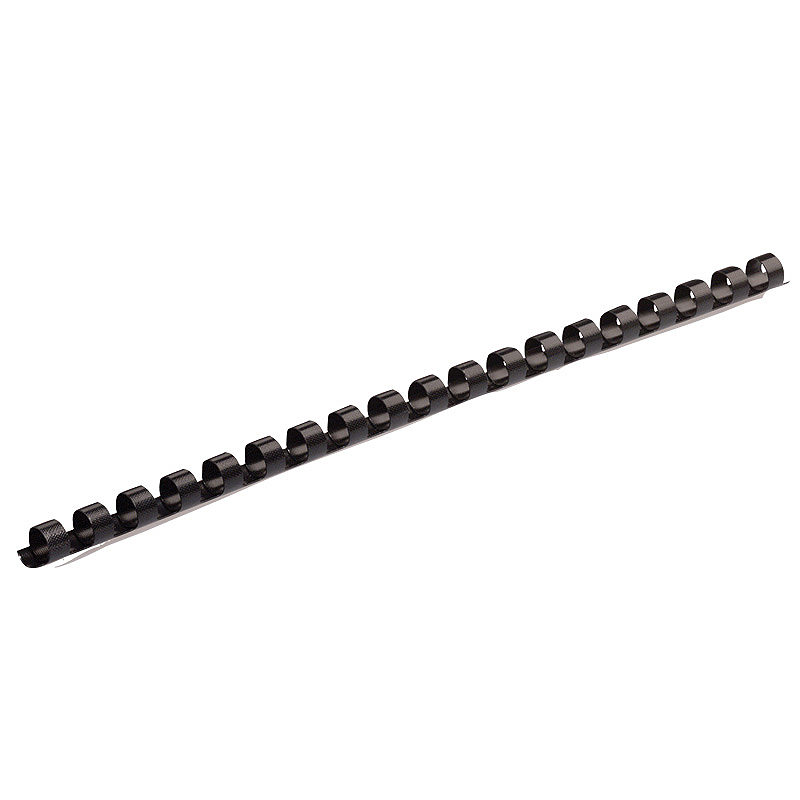 Plast Spiralryg 100st 8mm Sort
