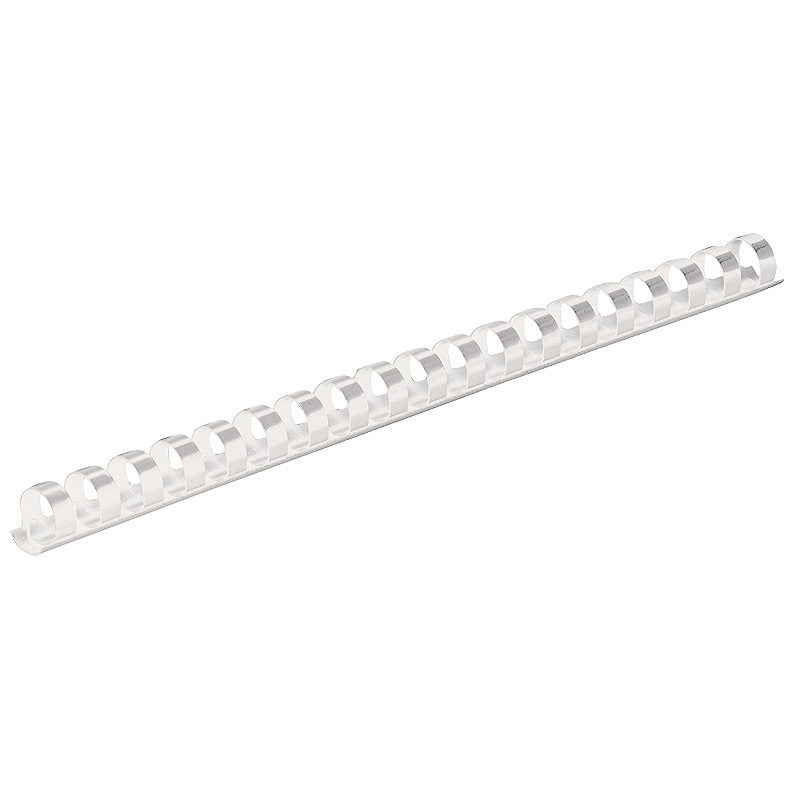 Plast Spiralryg 100st 12mm Hvid