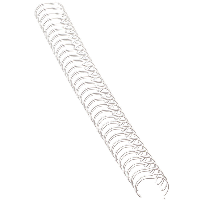 Metal Spiralryg 100st 12mm Hvid