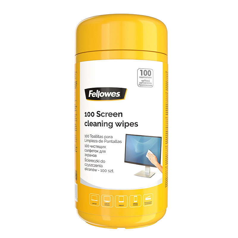 Fellowes Skærmservietter 100stk