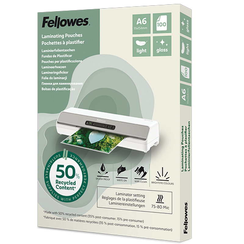 Fellowes 100143441 plastlomme 100 stk