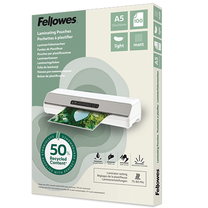 Fellowes 100143437 plastlomme 100 stk