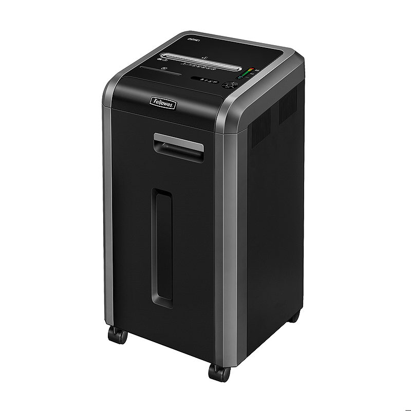 Fellowes 225Ci papirmakulator Krydsmakulering 65 dB 24 cm Sort, Sølv