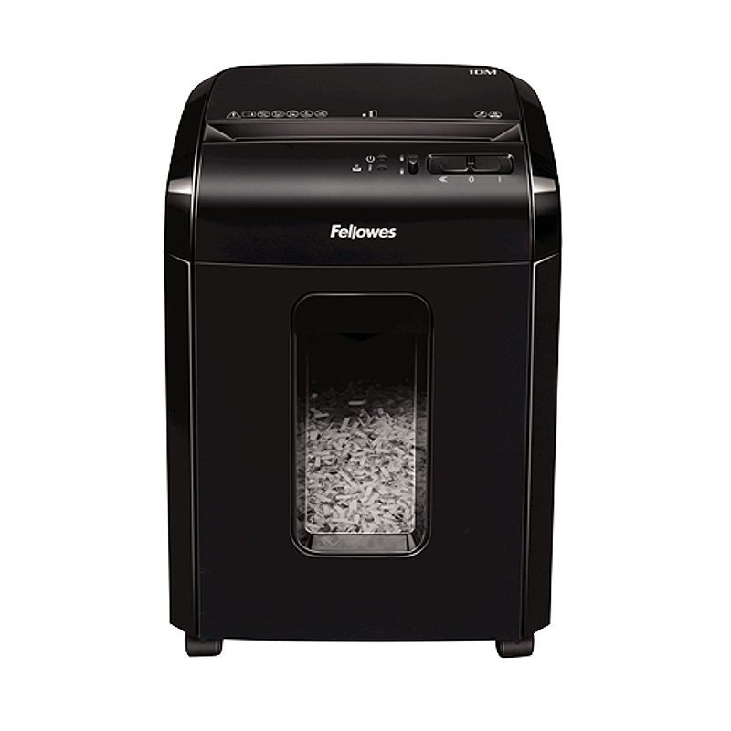 Fellowes Powershred 10M papirmakulator Mikromakulering Sort - Billede 4