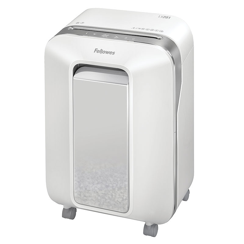 Fellowes Powershred LX201 papirmakulator Mikromakulering 23 cm Hvid