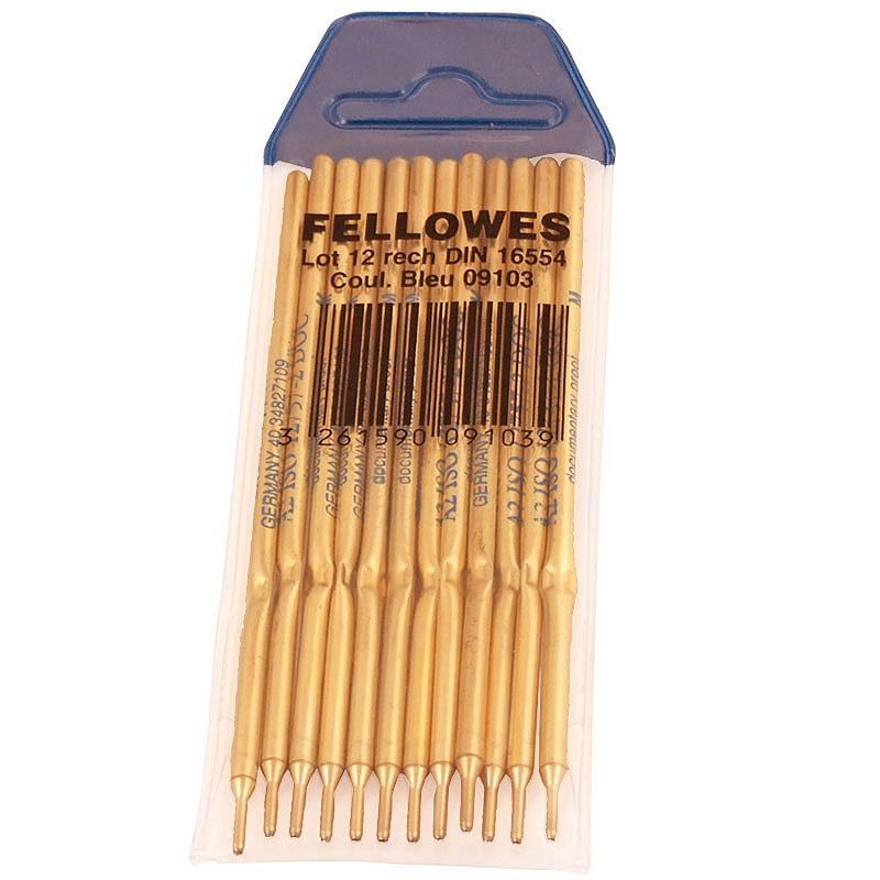 Fellowes Kuglepen Refill 12 Pakke Blå