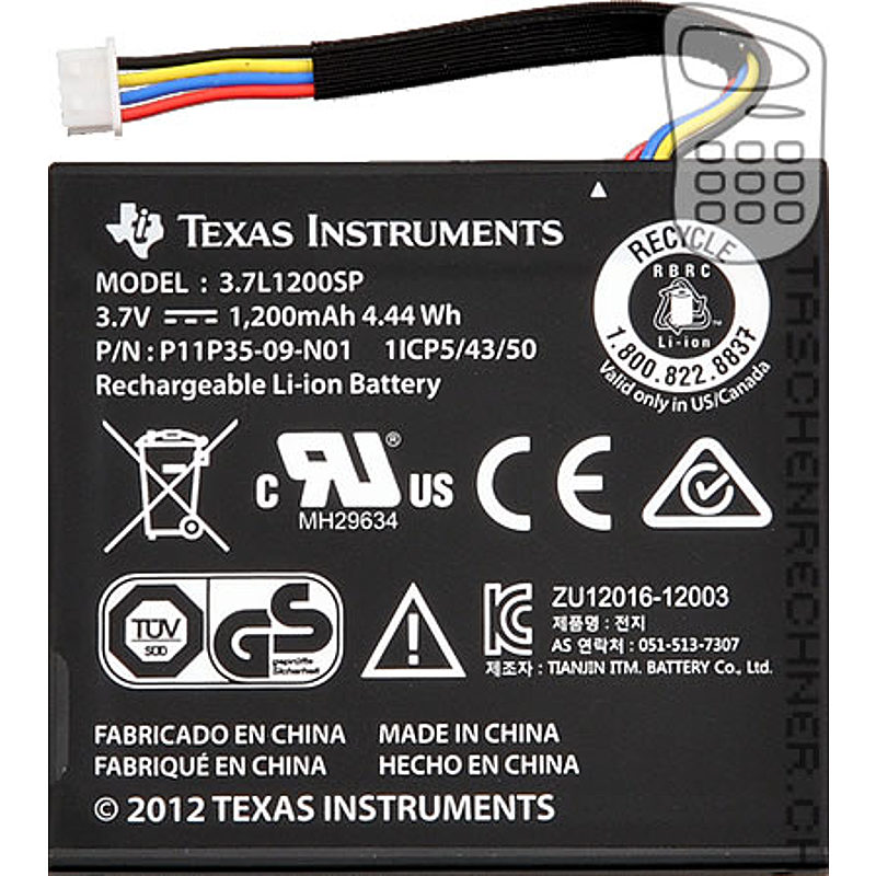 TI-Nspire CX Genopladeligt Batteri med Kabel