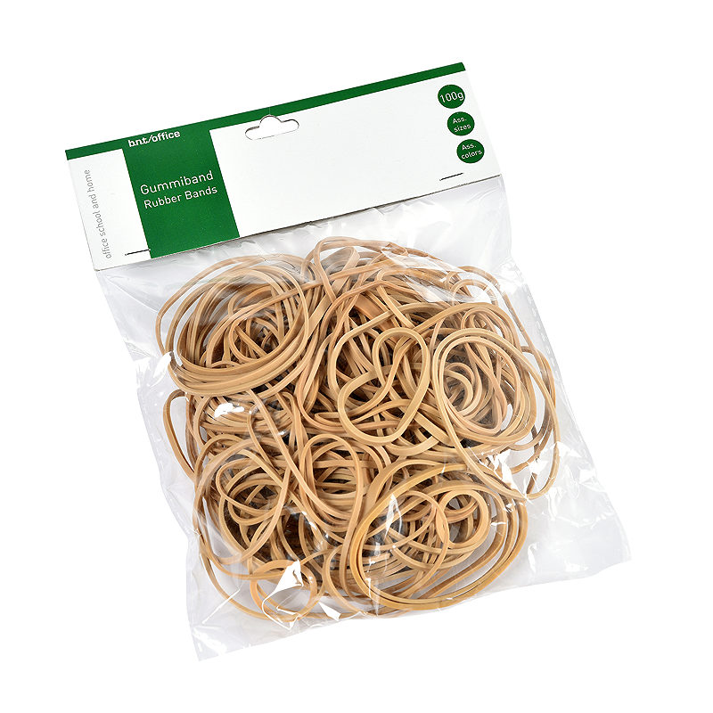 Grippie Elastikker Forskellige Størrelser 100 Gram