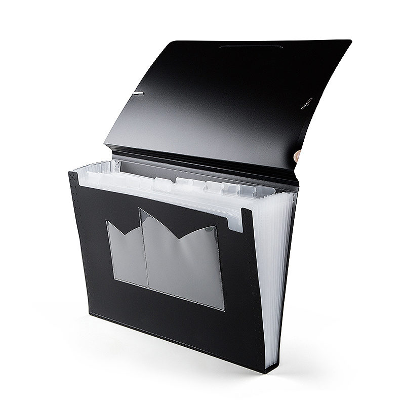 Docusmart Hjemmearkiv A4 PP 13 Lommer Sort - Billede 2