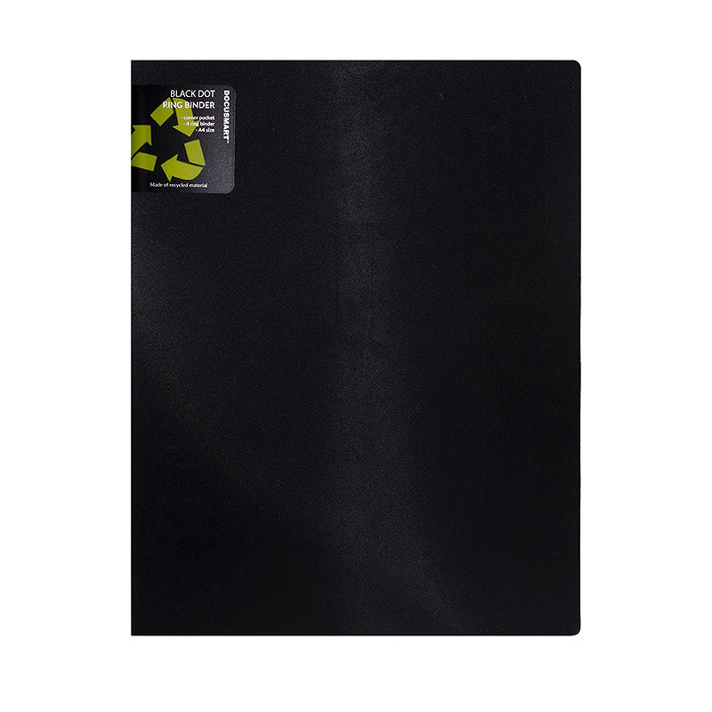 Ringbind BLACK A4 70mm Sort