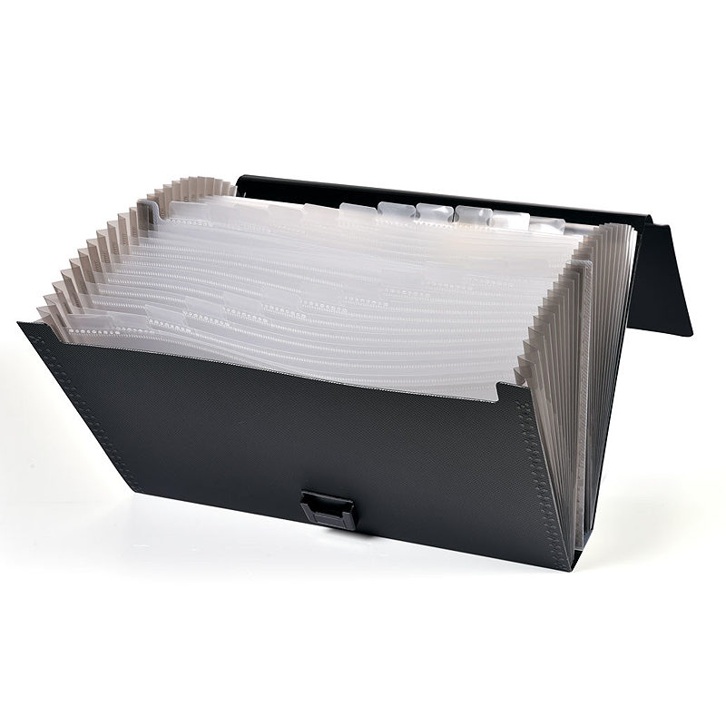 Docusmart Hjemmearkiv A4 PP 24 Lommer Sort - Billede 2