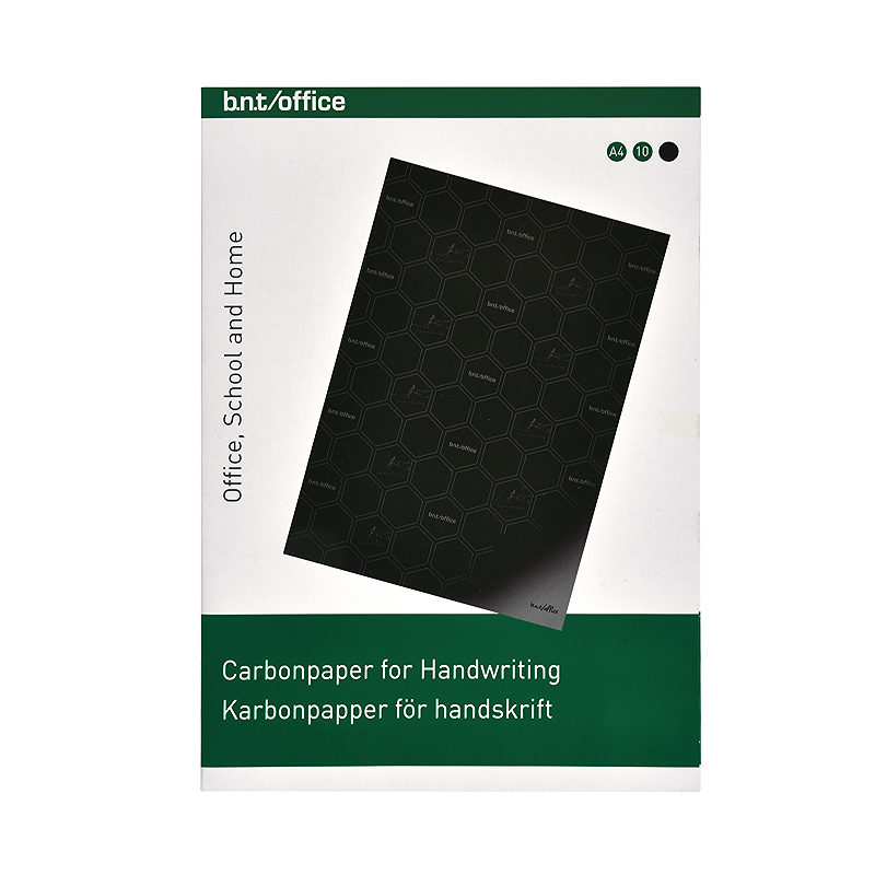 Karbonpapir A4 10 Pakke Sort