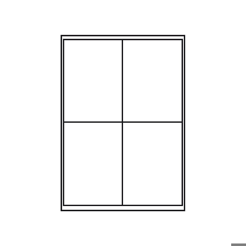 Kopierings & Laseretikett 991x139mm 100 Pack