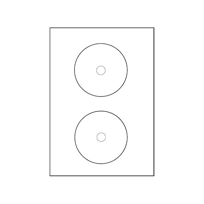 Kopi & Laseretiket CD/DVD 100 Pakke - Billede 2