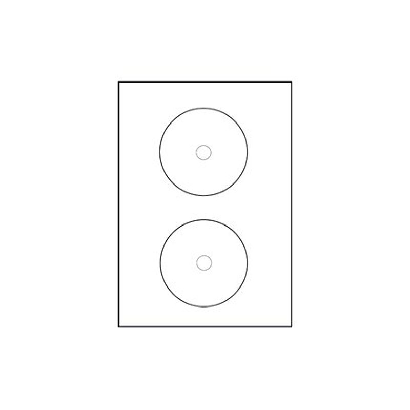 Kopi & Laseretiket CD/DVD 25 Pakke - Billede 2