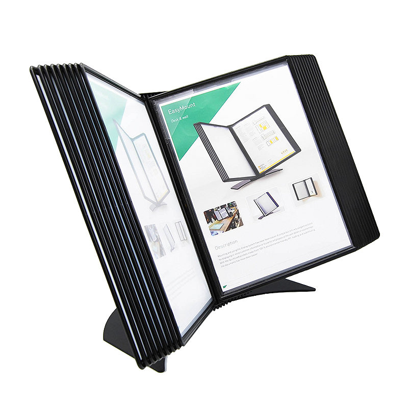 Wera Clickmount Borddisplay A4 for 20 Rammer Sort