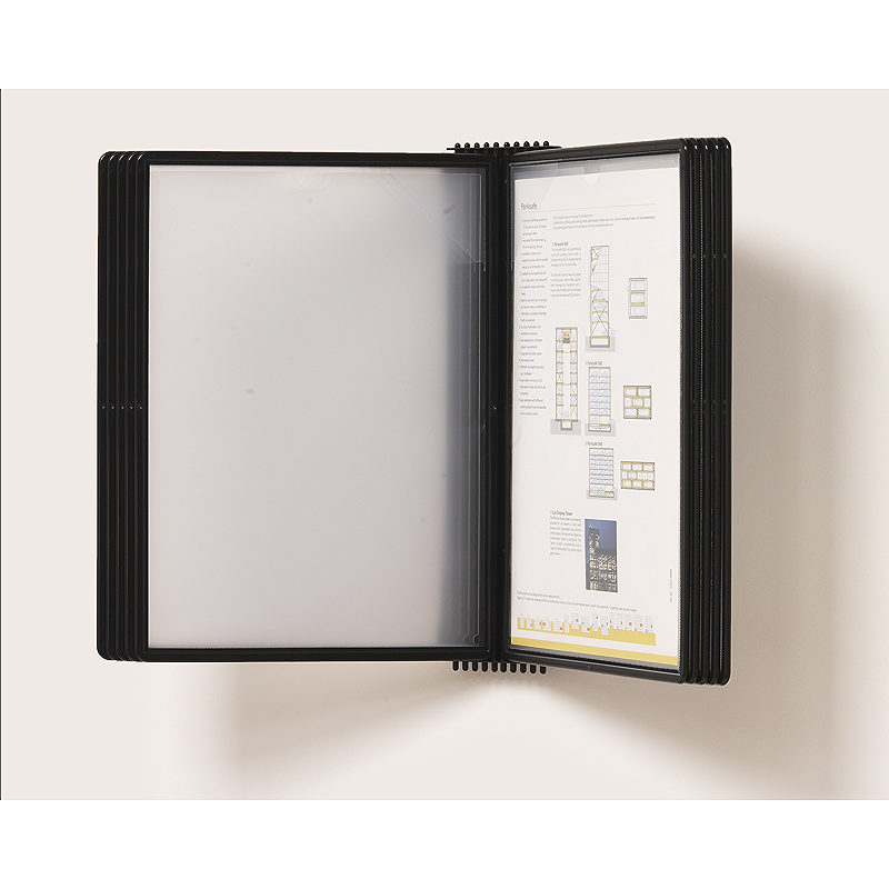 Wera Clickmount Vægdisplay A4 for 10 Rammer Sort