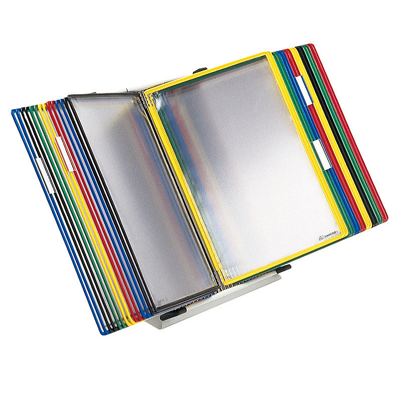 Tarifold Bord Display A4 20 Lommer Assorterede Farver