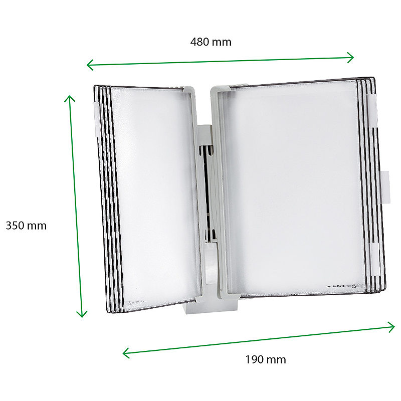 Tarifold Væg Display Design Line A4 10 Lommer Blå - Billede 3