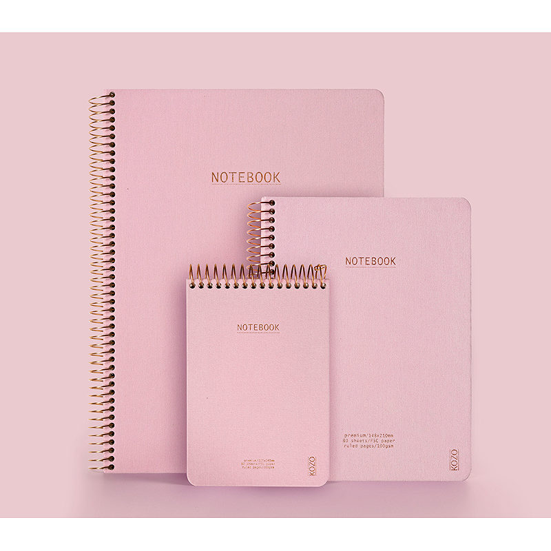 KOZO Notesbog A6 Premium Dusty Pink