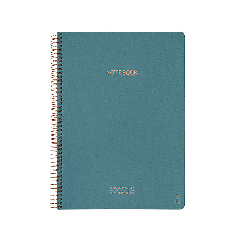 KOZO Notesbog A4 Premium Steel Blue - Billede 7