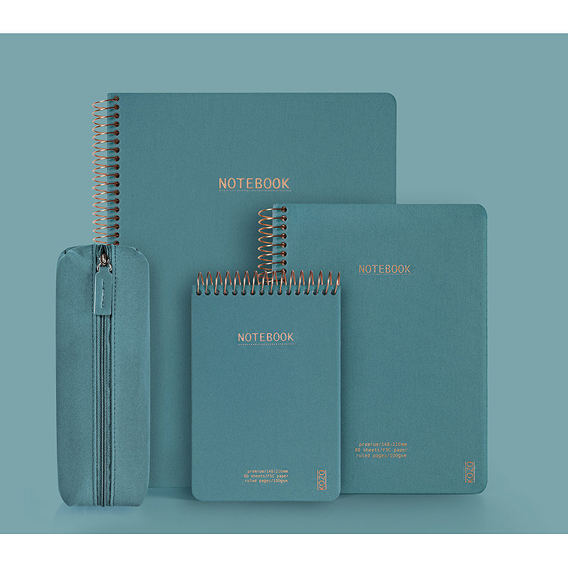 KOZO Notesbog A6 Premium Steel Blue
