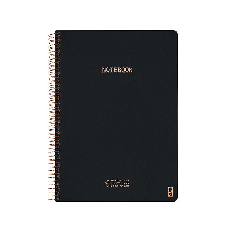 KOZO Notesbog A4 Premium Black - Billede 5