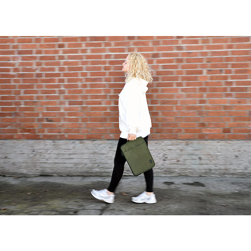 KOZO Computersleeve med Håndtag Olive