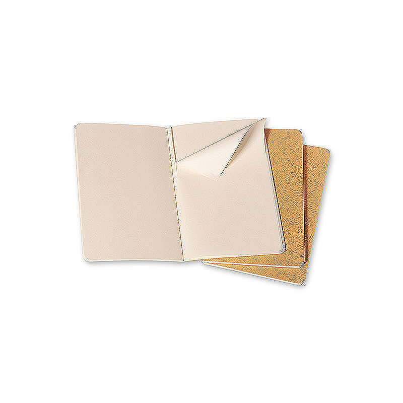 Cahier Journal Blank Pocket Kraft 3-Pak - Billede 2