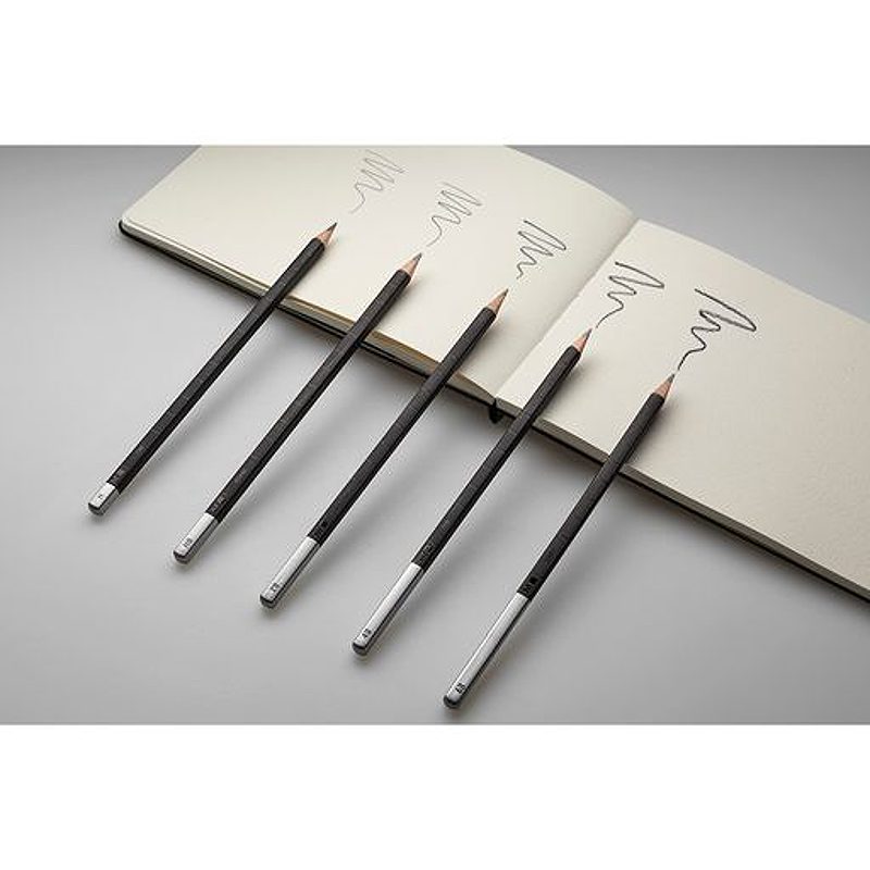 Moleskine Grafitblyanter Metalask 5 Pakke - Billede 2