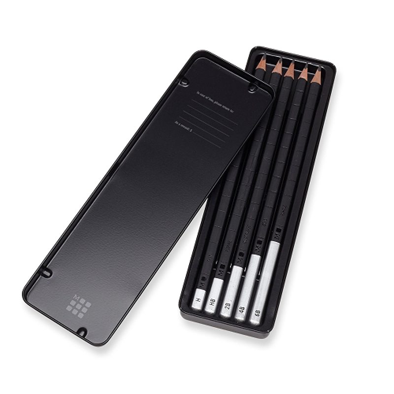 Moleskine Grafitblyanter Metalask 5 Pakke - Billede 5