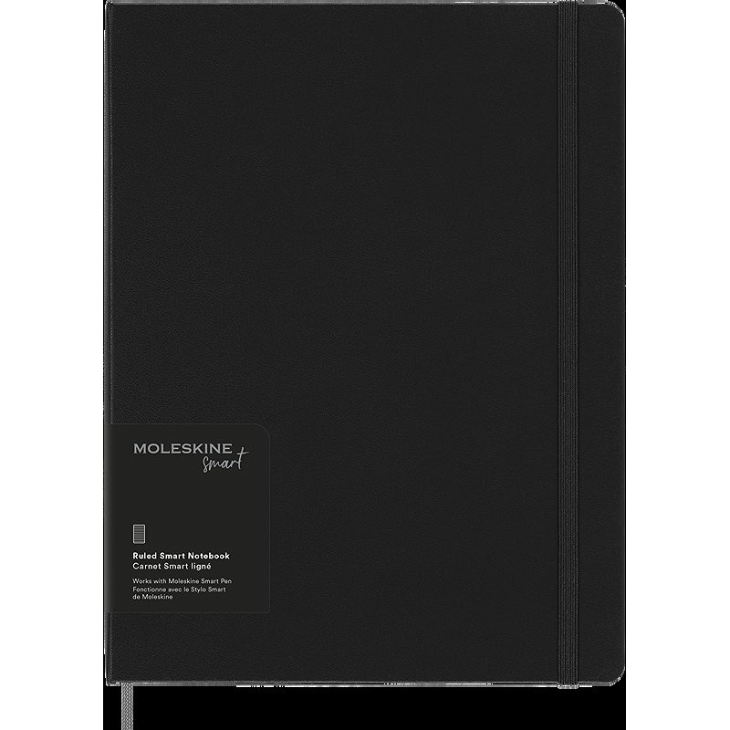 Smart Notesbog Hard Linjeret XL Black - Billede 4