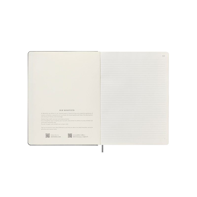 Smart Notesbog Hard Linjeret XL Black - Billede 6