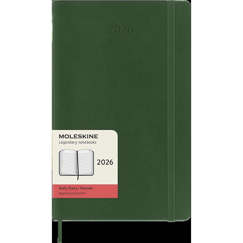 Classic Soft 12M Daily Large Myrtle Green 2026