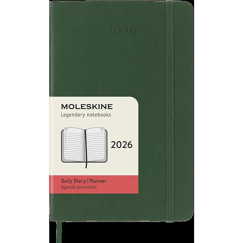 Classic Soft 12M Daily Pocket Myrtle Green 2026