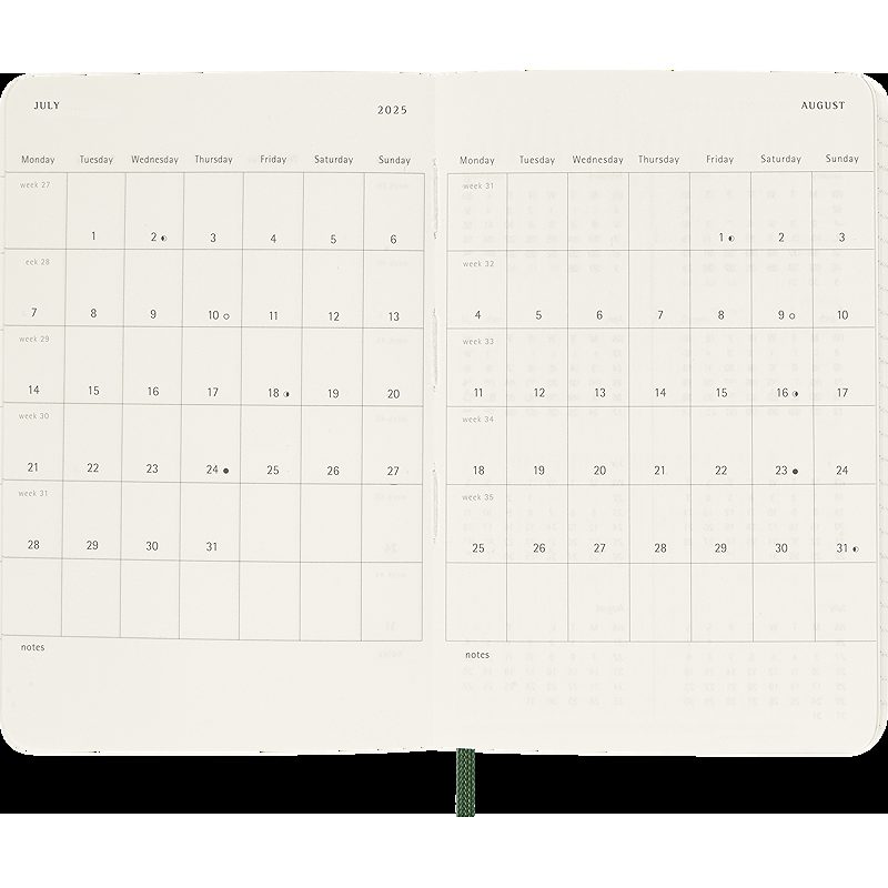 Classic Soft 12M Daily Pocket Myrtle Green 2026 - Billede 4