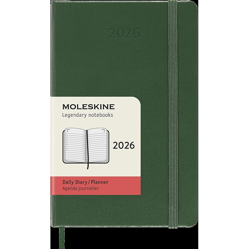 Classic Hard 12M Daily Pocket Myrtle Green 2026
