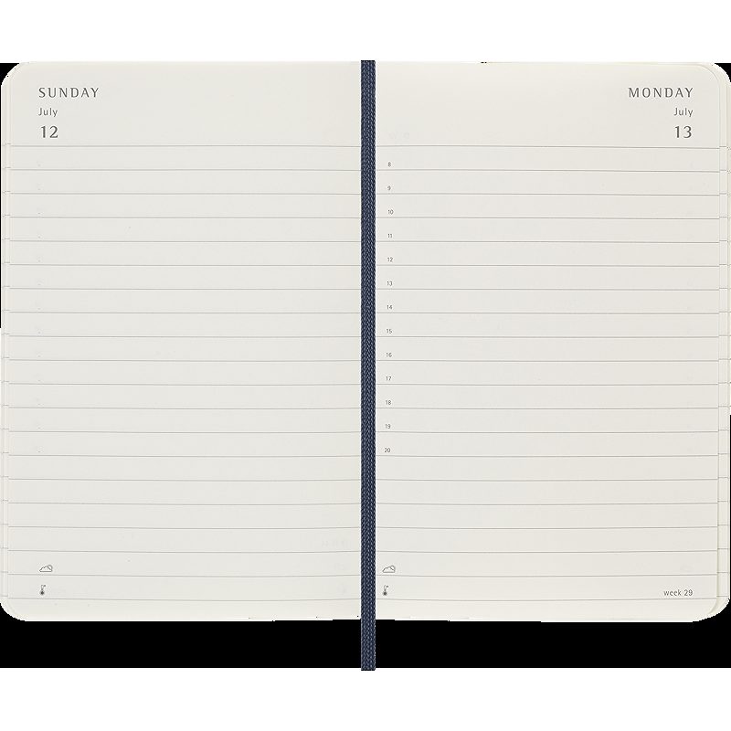 Classic Soft 12M Daily Pocket Sapphire Blue 2026 - Billede 4