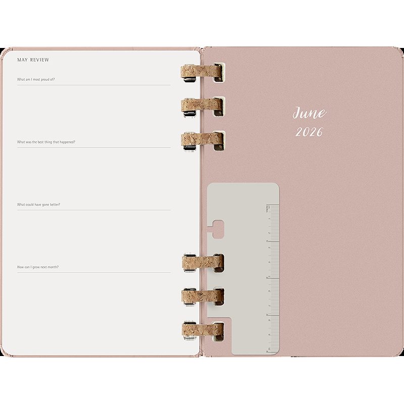 Spiral Planner 12M Large Almond 2026