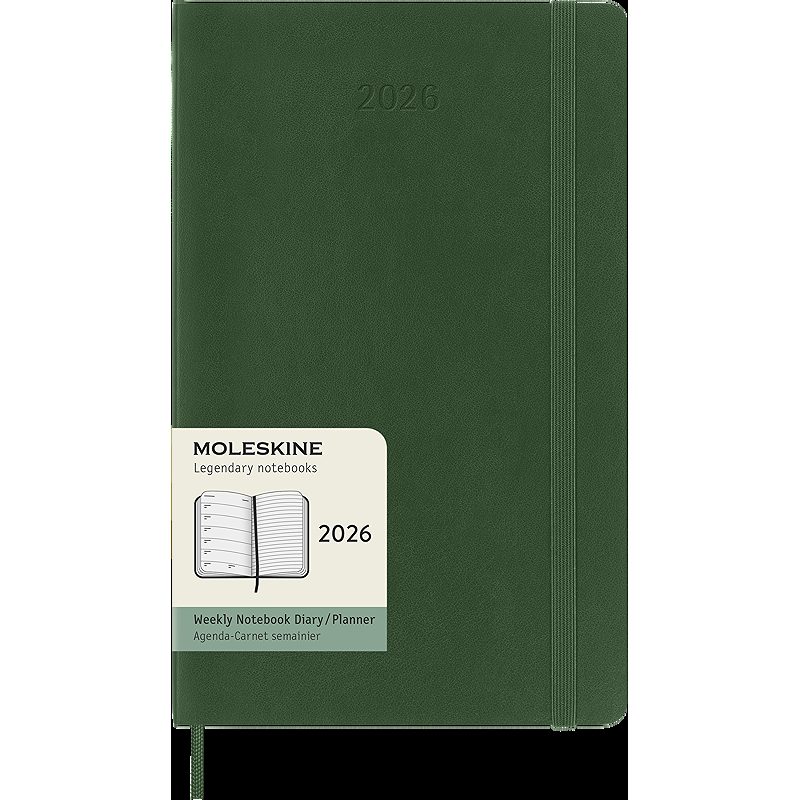Classic Soft 12M Week Note Large Myrtle Green 2026
