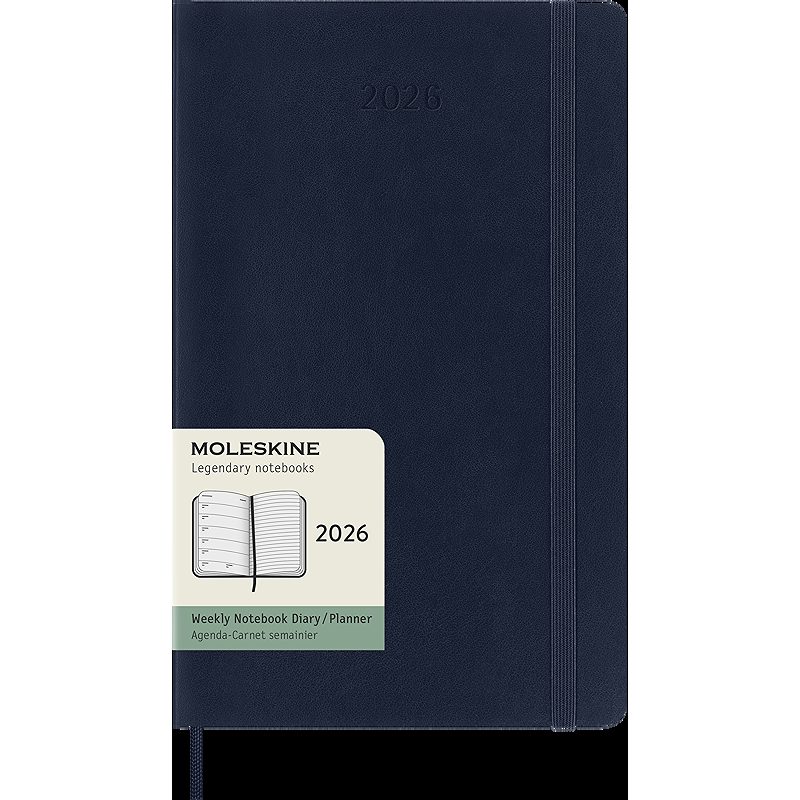 Classic Soft 12M Week Note Large Sapphire Blue 2026
