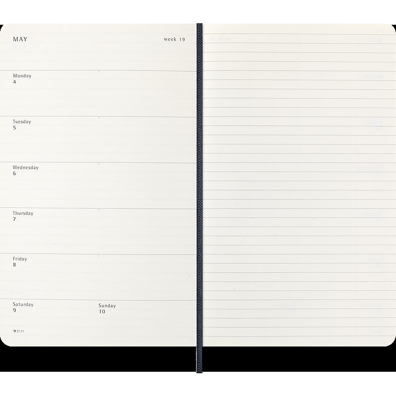 Classic Soft 12M Week Note Large Sapphire Blue 2026 - Billede 5